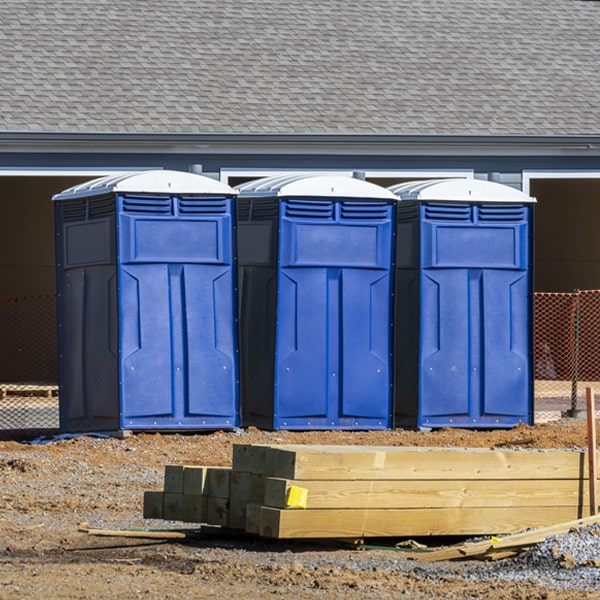 how do you ensure the portable toilets are secure and safe from vandalism during an event in Salix